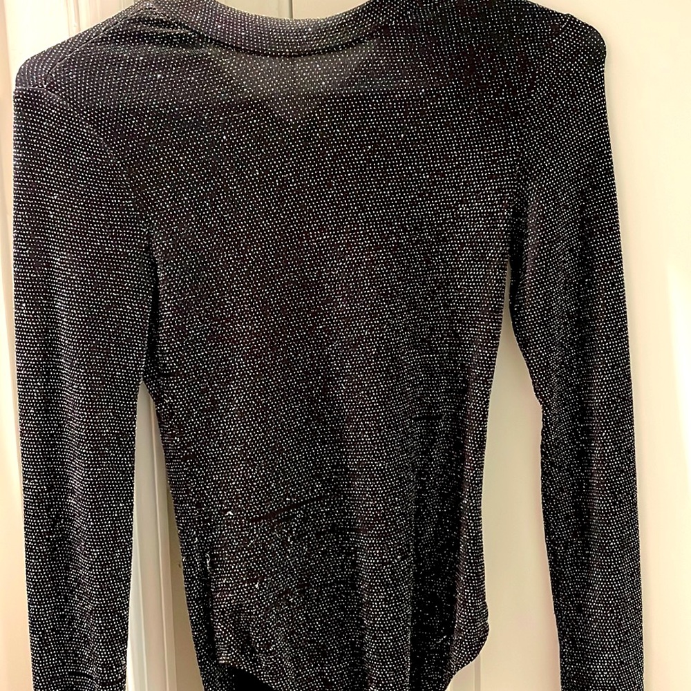 Black sparkle onesie